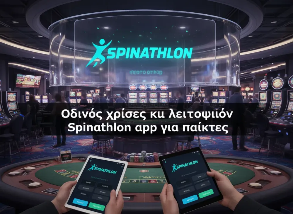Οδηγός χρήσης και λειτουργιών Spinathlon app για παίκτες